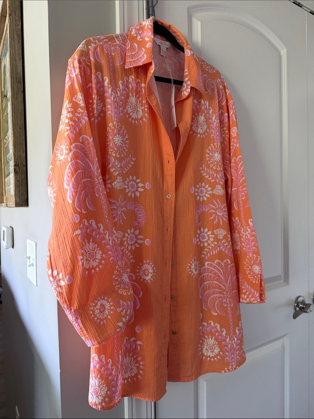 Lilly Pulitzer® Kwitney Long-Sleeve Cover-Up. NWT